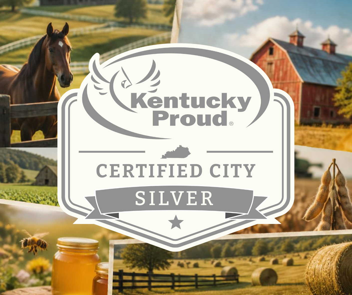 Ky Proud Certified Cities logo with Silver designation